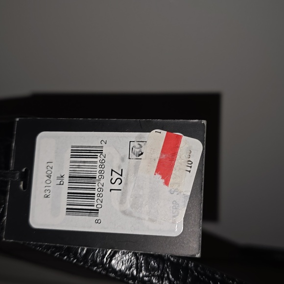 💐DKNY NWT 100%  Black croc- leather cross body bag💐 - Picture 8 of 10